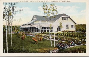 Edmonton Alberta Mayfair Golf Club House Unused Valentine Edy Postcard G87 