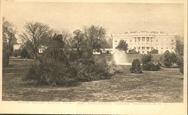 White House and President's Garden - Washington, DC - UDB