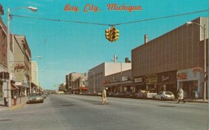 BAY CITY, Michigan, 1950-1960s; Washington Street