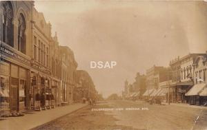 B14/ Shenandoah Iowa Ia Real Photo RPPC Postcard 1909 Sheridan Ave Store Grocer