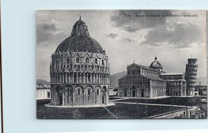 M-26824 Cathedral Square with the Baptistery and Bell Tower Pisa Italy