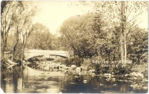 RP GRAFTON STREET BRIDGE CHESTER VERMONT VT