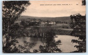 PAWLING, NY New York ~ GREEN MOUNTAIN LAKE FARMS 1946 Dutchess County Postcard