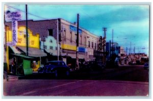 c1950's Street Scene of the Fascinating City of Juarez Mexico Postcard