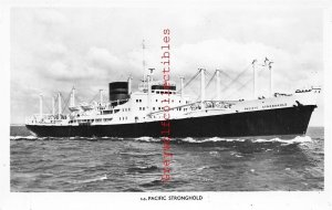 Steamship, S.S. Pacific Stronghold, RPPC