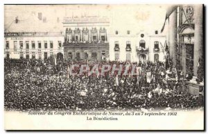 Belgie Belgium Postcard Old Memorial Eucharistic Congress of Namur from 3 to ...