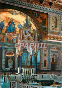 Postcard Modern Rome basilica of st paul canopy of the papal altar