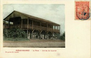 CPA AK Diego Suarez- La Poste,Arrivee du Courrier MADAGASCAR (819975)