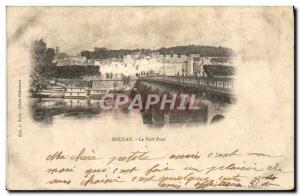 Old Postcard Meulan Le Petit Pont