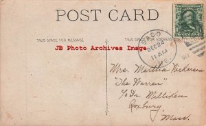 ME, Saco, Maine, RPPC, Young Girl Taking Selfie with Camera on Tri-Pod,Christmas