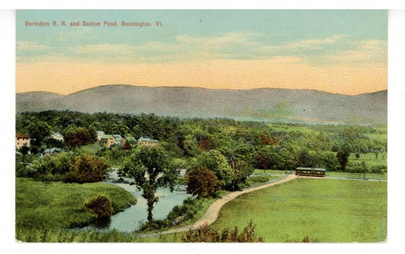 VT - Bennington. Berkshire Railroad & Benton Pond