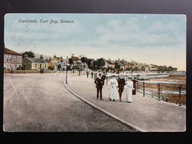 Scotland: DUNOON Esplanade East Bay c1913 by Relaible Series