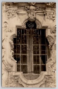 Beautiful Carved Window At San Jose Mission California RPPC Photo Postcard X21