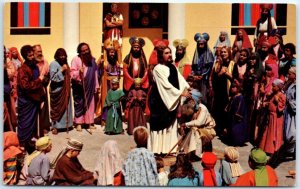 Postcard - Jesus Restores The Sight Of A Blind Man, Passion Play - S. D.