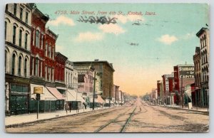 Keokuk IA~Jones Hat-Shaped Sign~Mail Pouch Tobacco~Ice Cream~Ayres~Clothing 1911 