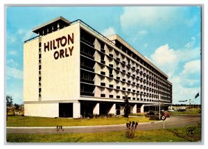 Hilton Hotel Orly Airport France Postcard Continental View Card