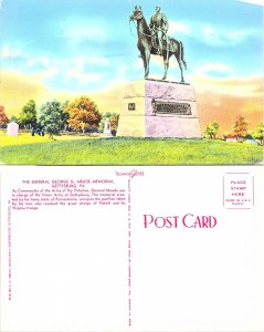 The General George G. Meade Memorial, Gettysburg, Pennsylvania