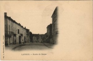 CPA LANGON - Route de BAZAS (140048)