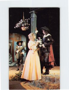 Postcard Twelfth Night, 1991 Utah Shakespearean Festival, Cedar City, Utah