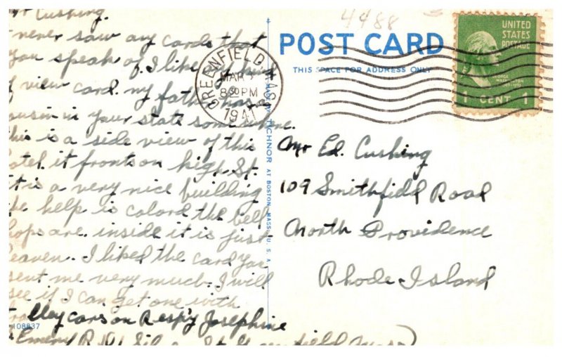 Massachusetts  Greenfield Weldon Hotel