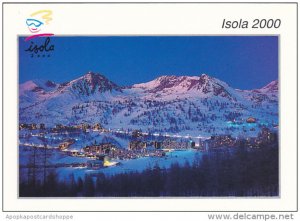 France Isola 2000 Vue Generale at Night