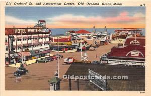 Old Orchard St and Amusemetn Center Old Orchard Beach, Maine, ME, USA Unused 