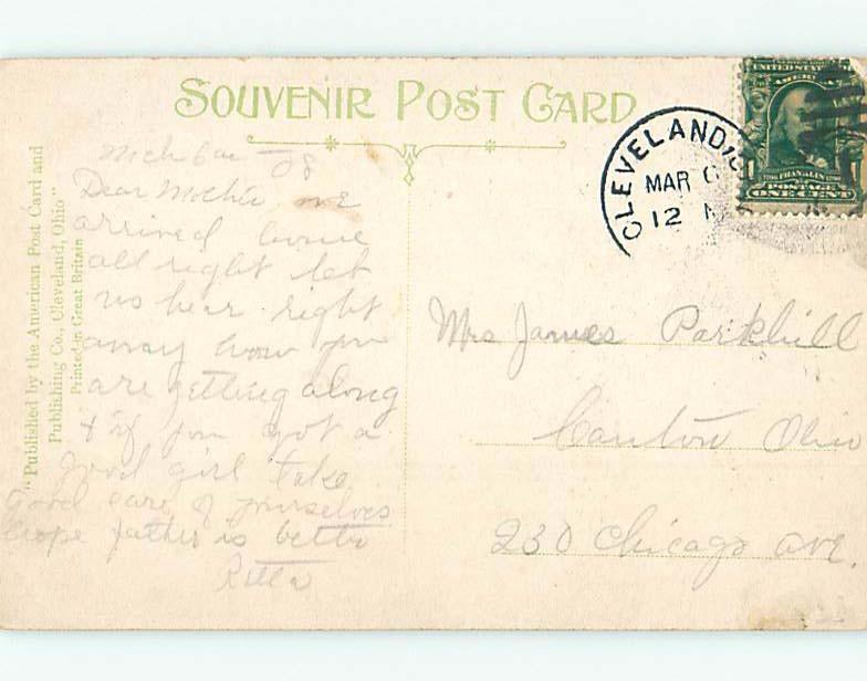 Divided-Back HOSPITAL SCENE Cleveland Ohio OH W3306