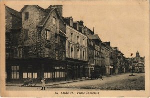 CPA LISIEUX - Place Gambetta (140689)