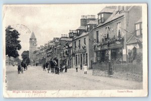 Banchory Aberdeenshire Scotland Postcard High Street c1920's Antique Posted