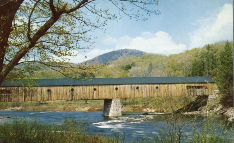 Covered Bridge in West Dummerston VT, Vermont
