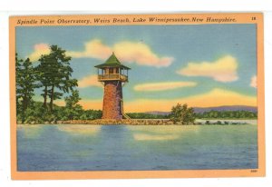 NH - Lake Winnipesaukee. Spindle Point Observatory at Weirs Beach