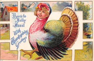 Human Chickens Fantasy, Thanksgiving Greetings 