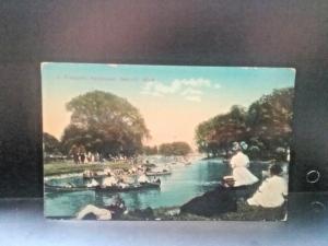 Postcard  Lagoon on Belle Isle, Detroit, MI   Z1