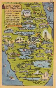 Florida Map Of Attractions