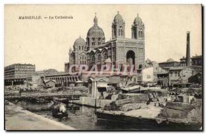 Marseille - The Cathedral - Old Postcard