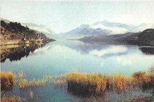 uk45852 snowdon from llyn padarn caernarvonshire wales uk