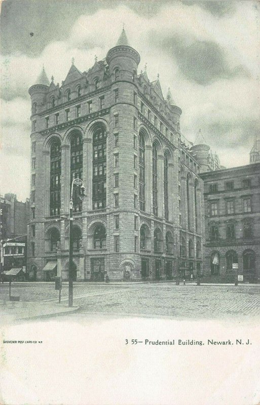 Prudential Building, Newark, New Jersey, Early Postcard, Unused 