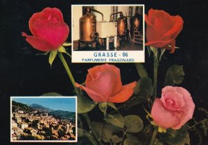 Grasse Fragonard Parfumerie Rose Perfume Machine French Postcard
