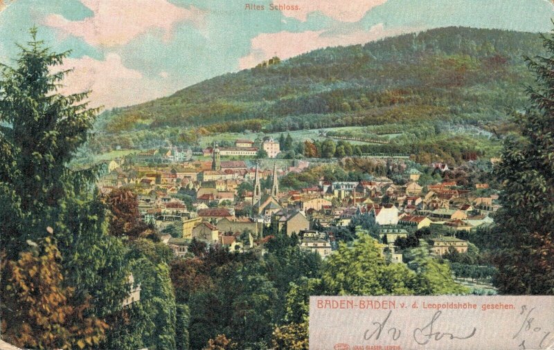 Germany Baden-Baden von der Leopoldshöhe gesehen B48