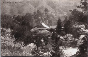 Japan Kamakura Hase-dera Temple Vintage Postcard C197