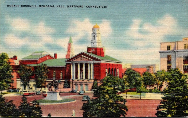 Connecticut Hartford Horace Bushnell Memorial Hall