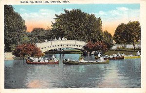 Belle Island Park Canoeing Detroit MI 
