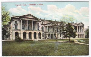 Osgoode Hall Law Society Courts Toronto Ontario Canada 1910c postcard