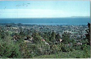 Chrome AERIAL VIEW Santa Barbara California CA AH7908