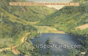 Echo Lake, Artist's Bluff, Franconia Notch in White Mountains, New Hampshire