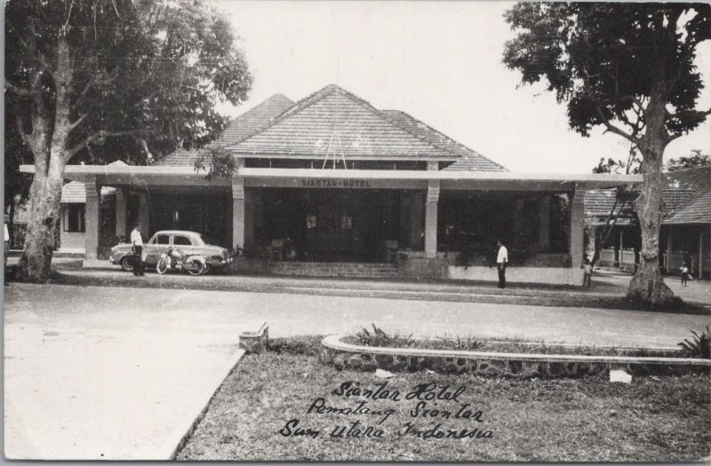 RPPC Postcard Siantar Hotel Penatang Siantar Sum Utara Indonesia