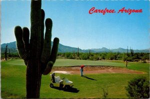 Golf Among the Cactuses, Carefree AZ  Postcard U49