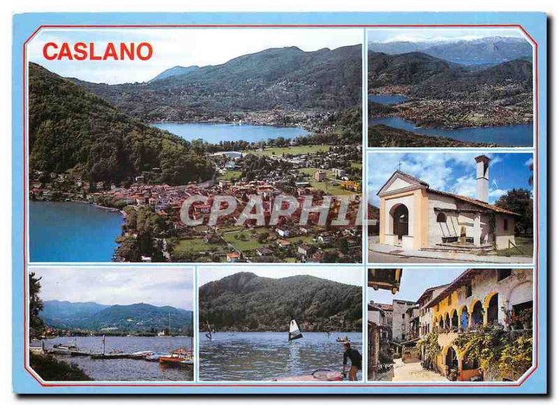 Postcard Modern Caslano Lago di Lugano