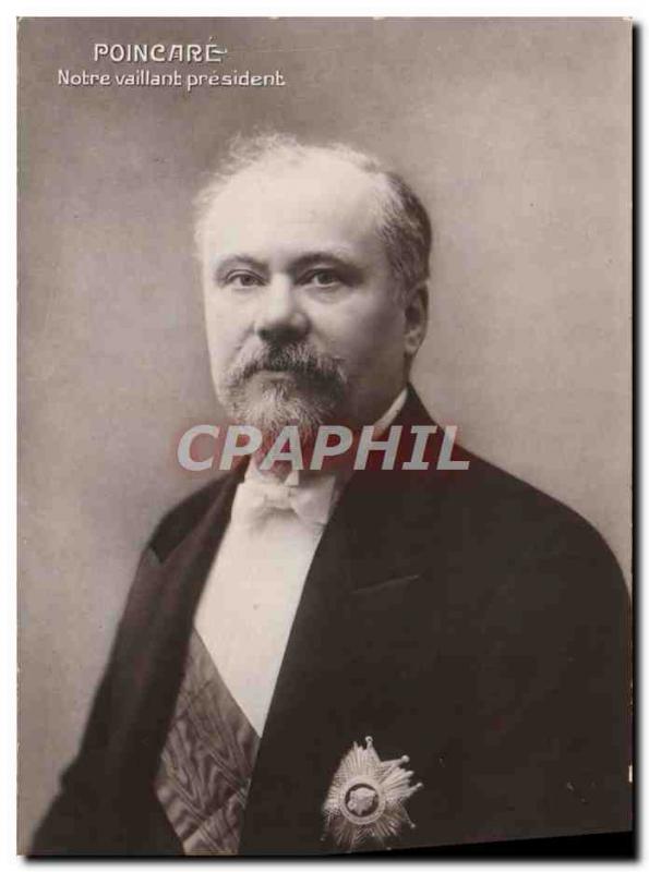 Postcard Old Poincare President of the Republic