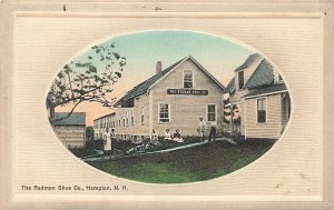 Hampton NH The Redman Shoe Company in 1913, Postcard